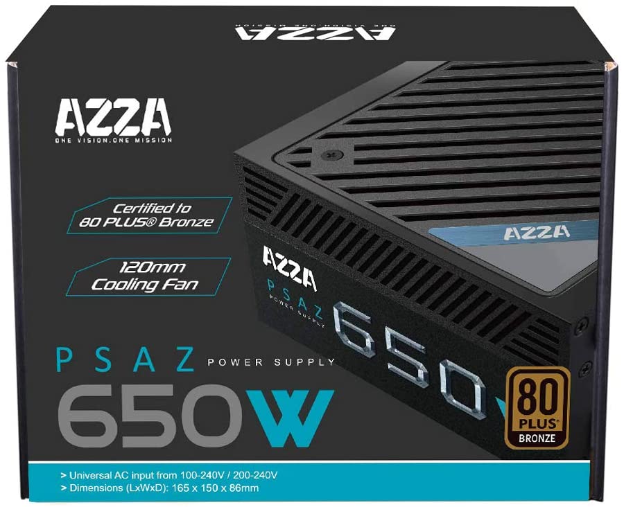 AZZA PSU 650W 80+ BRONZE