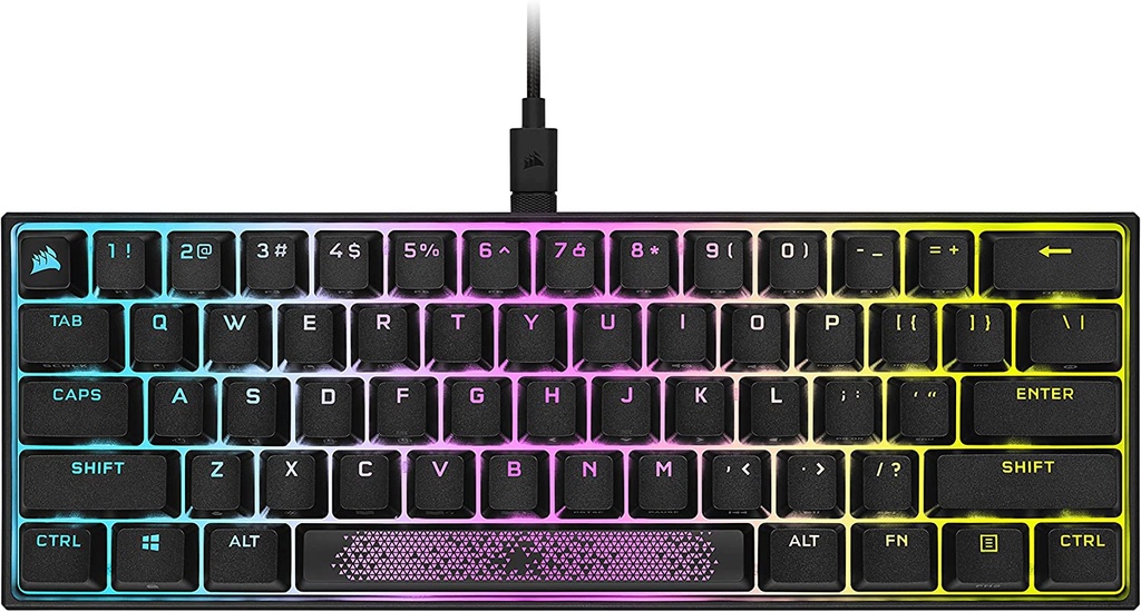 Corsair K65 RGB MINI 60% Mechanical Gaming Keyboard | CHERRY MX SPEED