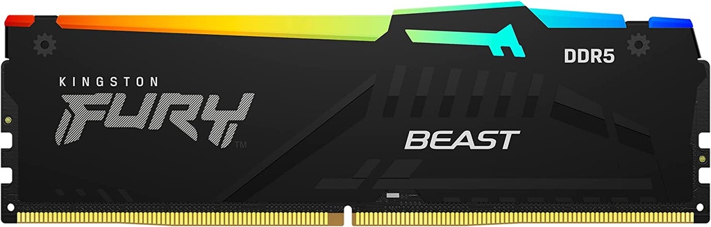 Kingston Fury Beast RGB 16GB (2 x 8GB) 4800MT/s DDR5 CL38