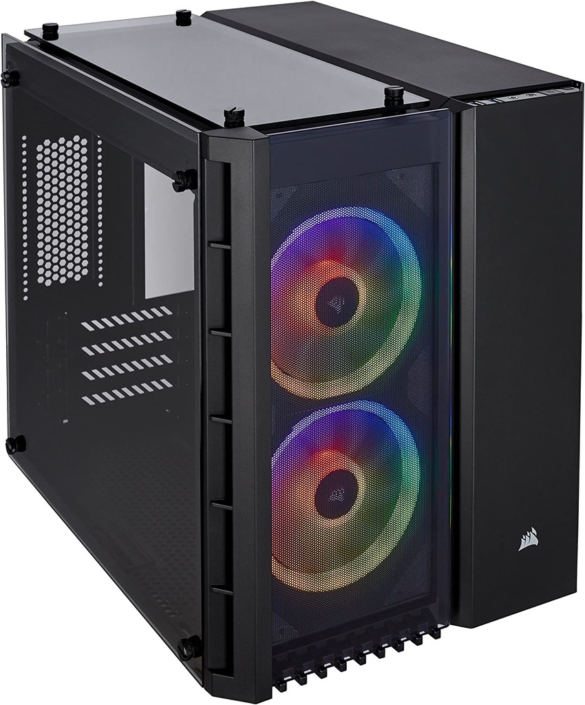 Crystal Series 280X RGB Tempered Glass Micro ATX Case | Black