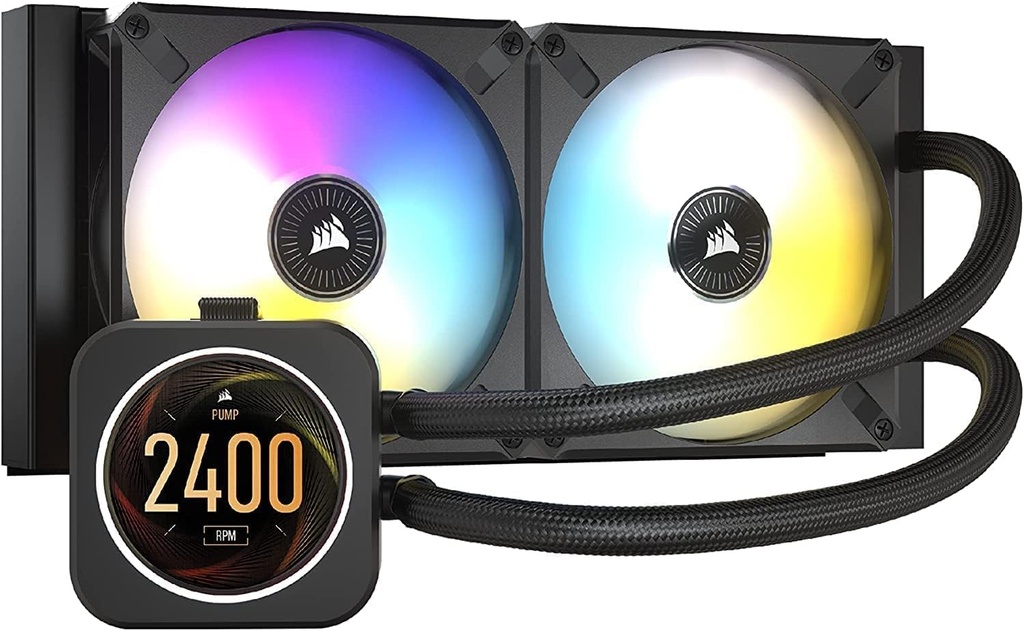 [CW-9060061-WW] Corsair iCUE H100i Elite LCD Display 240mm