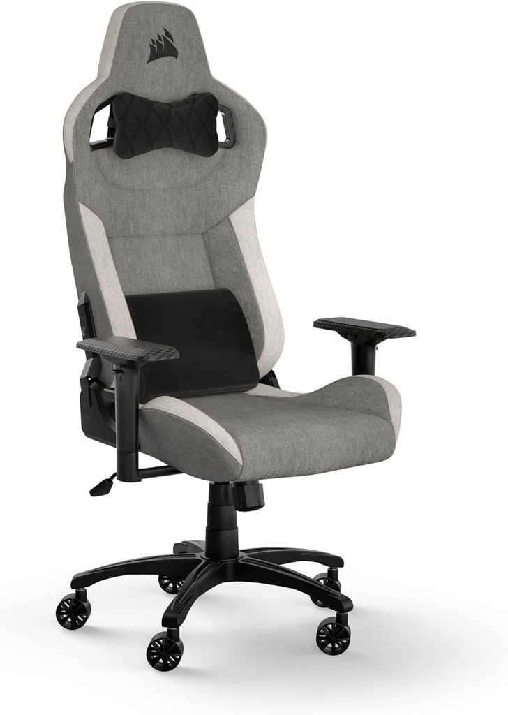Corsair T3 RUSH Fabric | GRAY/WHITE
