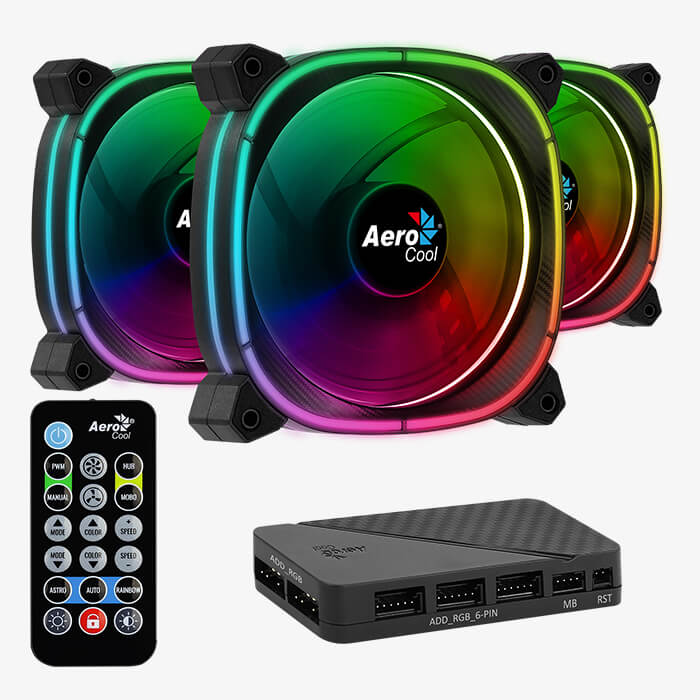 [ACF3- AT10217.02] AEROCOOL ASTRO 12 PRO ARGB | BLACK