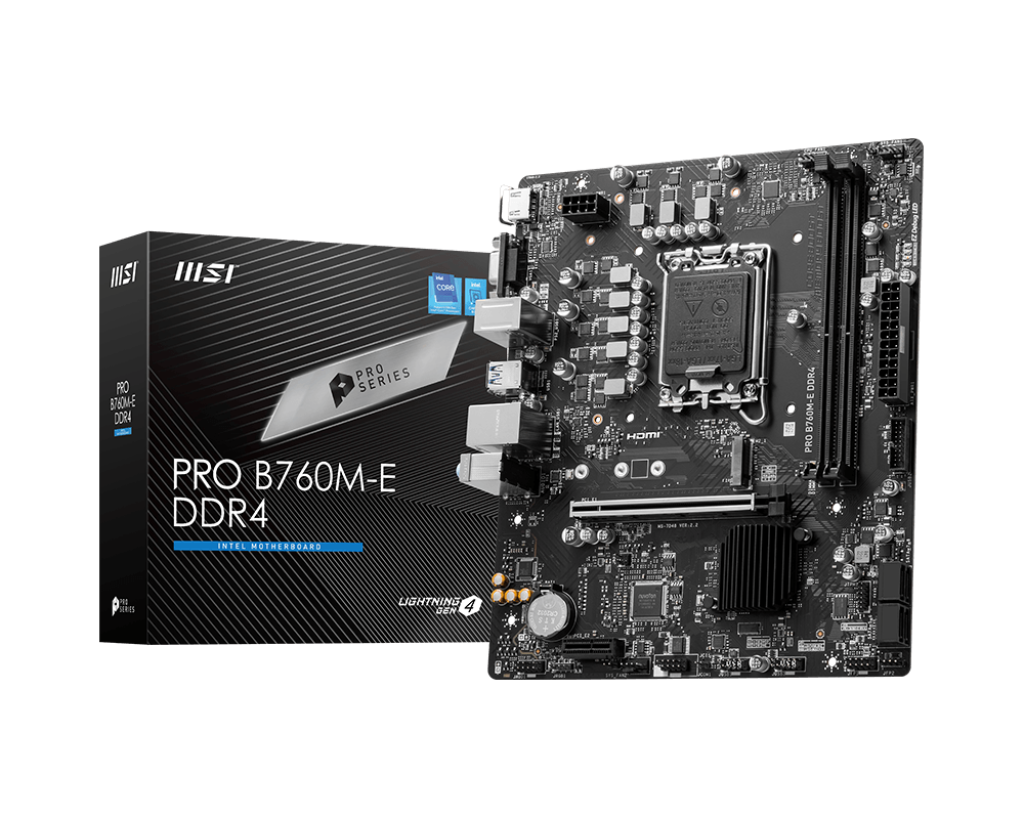 MSI PRO B760M-E | DDR4