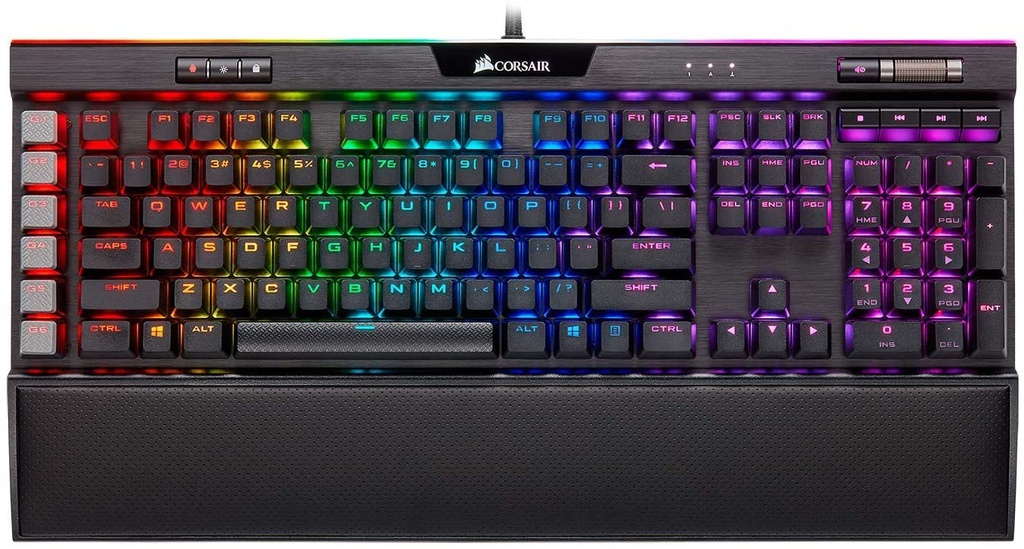 Corsair K95 RGB Platinum XT | Cherry MX SPEED RGB Silver