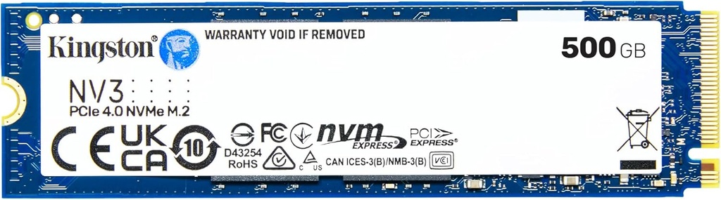 KINGSTON NV3 500GB M.2 | PCIe 4.0 Gen 4x4