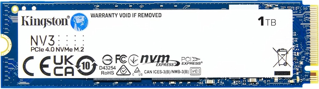 KINGSTON NV3 1 TB PCIe 4.0 NVMe