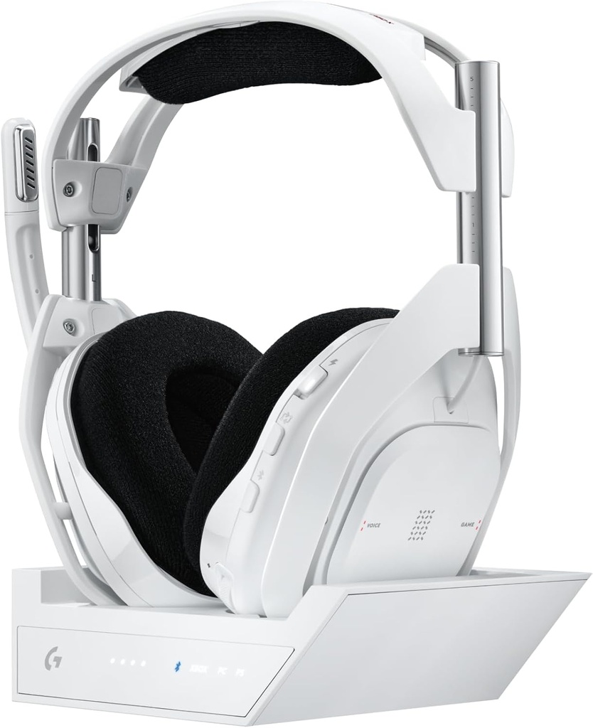 LOGITECH A50 X LIGHTSPEED WIRELESS + BASE STATION | WHITE