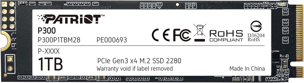 PATRIOT P300 1TB M.2 | GEN3 
