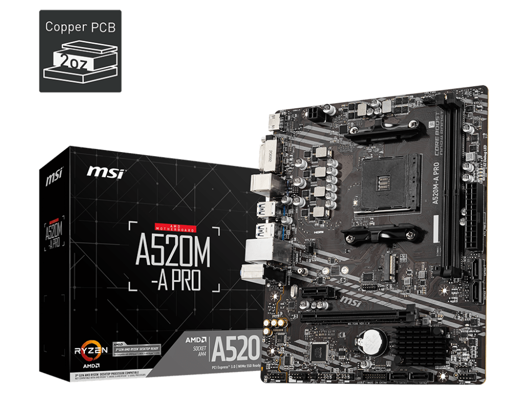 MSI A520M-A PRO DDR4