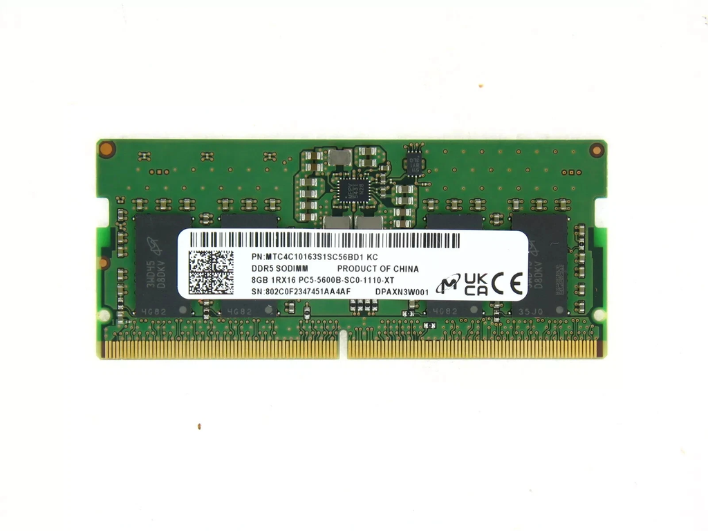 Micron 8 GB DDR5 PC5-5600B SODIMM