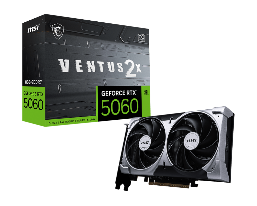 MSI GeForce RTX 5060 8G Ventus 2X OC Plus