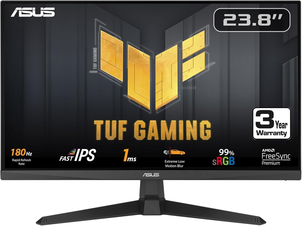 ASUS TUF Gaming 24” VG249Q3A | 1080P | Full HD | 180Hz | 1ms | Fast IPS