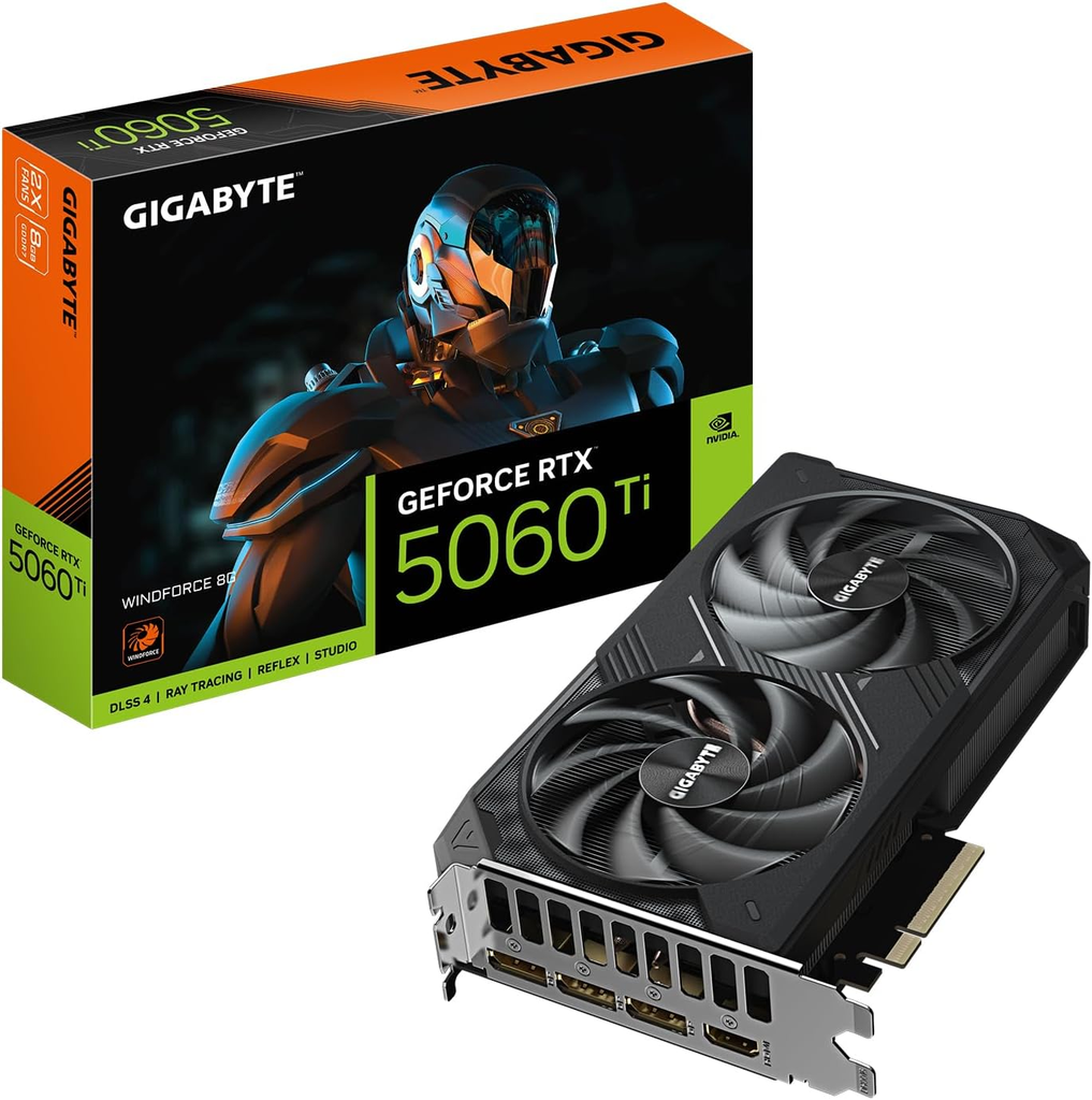 GIGABYTE RTX 5060 Ti WINDFORCE OC 8G