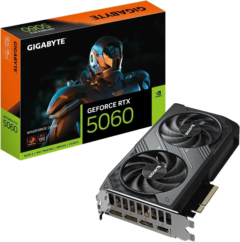 [GV-N5060WF2OC-8GD] GIGABYTE GeForce RTX 5060 WINDFORCE OC 8G