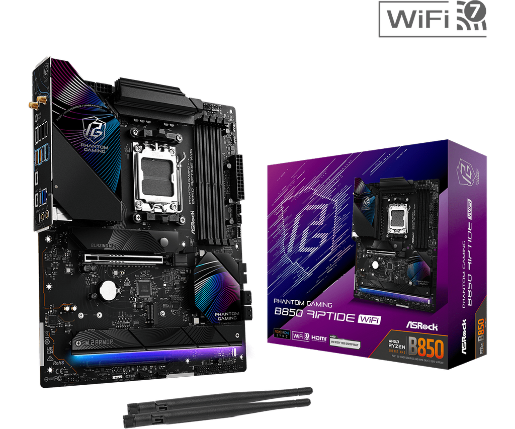 ASROCK B850 RIPTIDE | WIFI | AM5 | DDR5