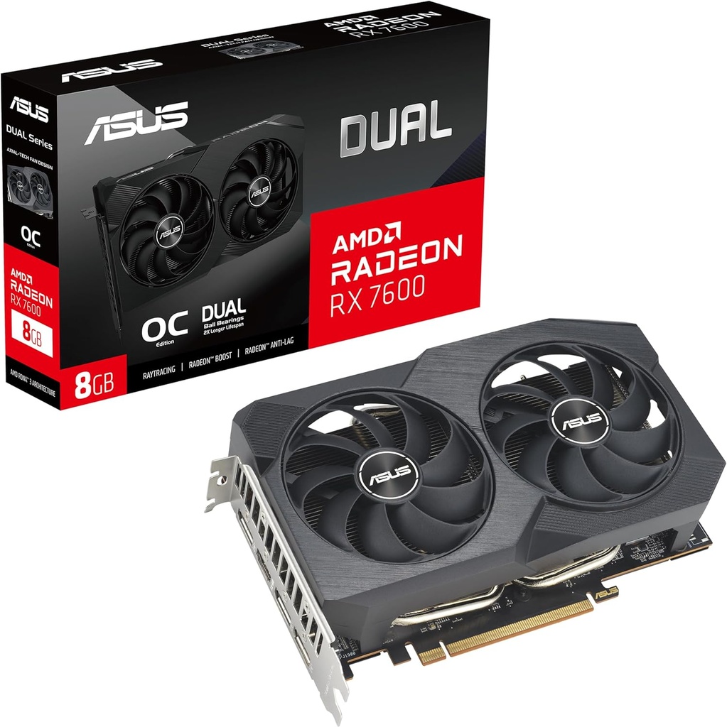 [MKTPLACE] ASUS Dual Radeon RX 7600 V2 OC Edition 8GB GDDR6