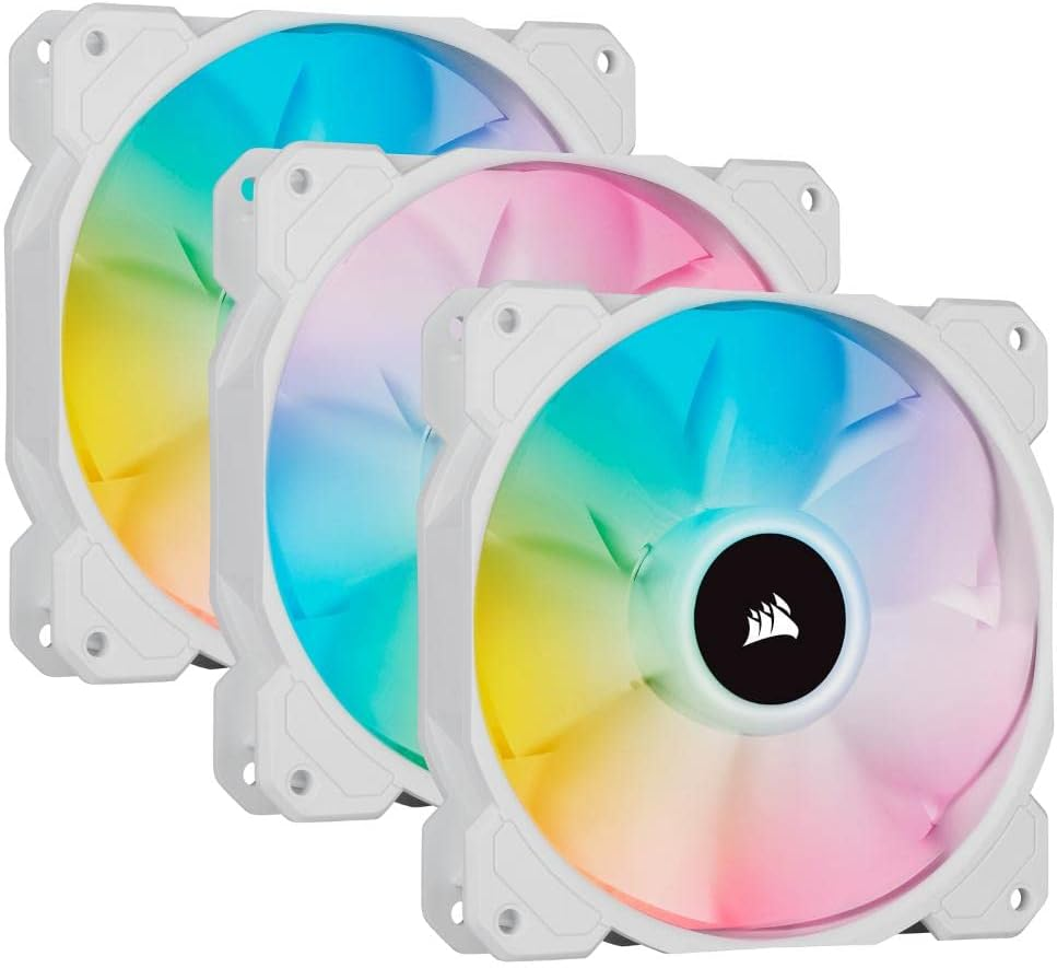 CORSAIR SP120 RGB ELITE WHITE | TRIPLE FAN