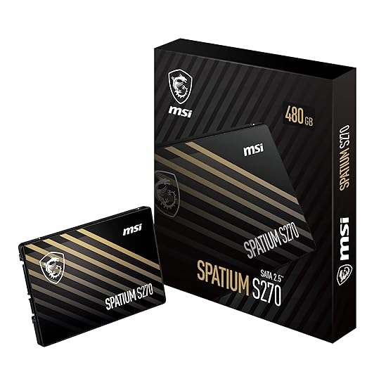 DISCO SSD MSI PATIUM S270 SATA 2.5 480GB