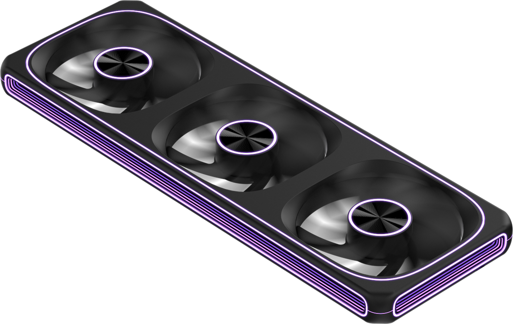 FORMULA V LINE ARGB | TRIPLE FAN AIR FUSION | 360MM | BLACK