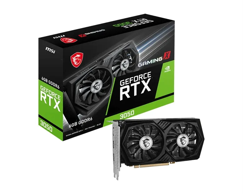 [912-V812-093] MSI GeForce RTX 3050 VENTUS 2X 6G OC 