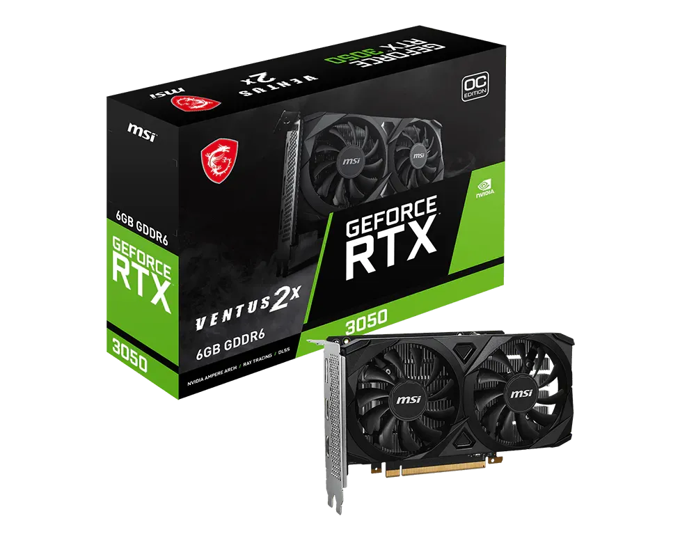MSI GeForce RTX 3050 VENTUS 2X 6G OC 