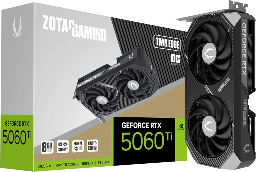 ZOTAC Gaming GeForce RTX 5060 Ti 8GB Twin Edge OC