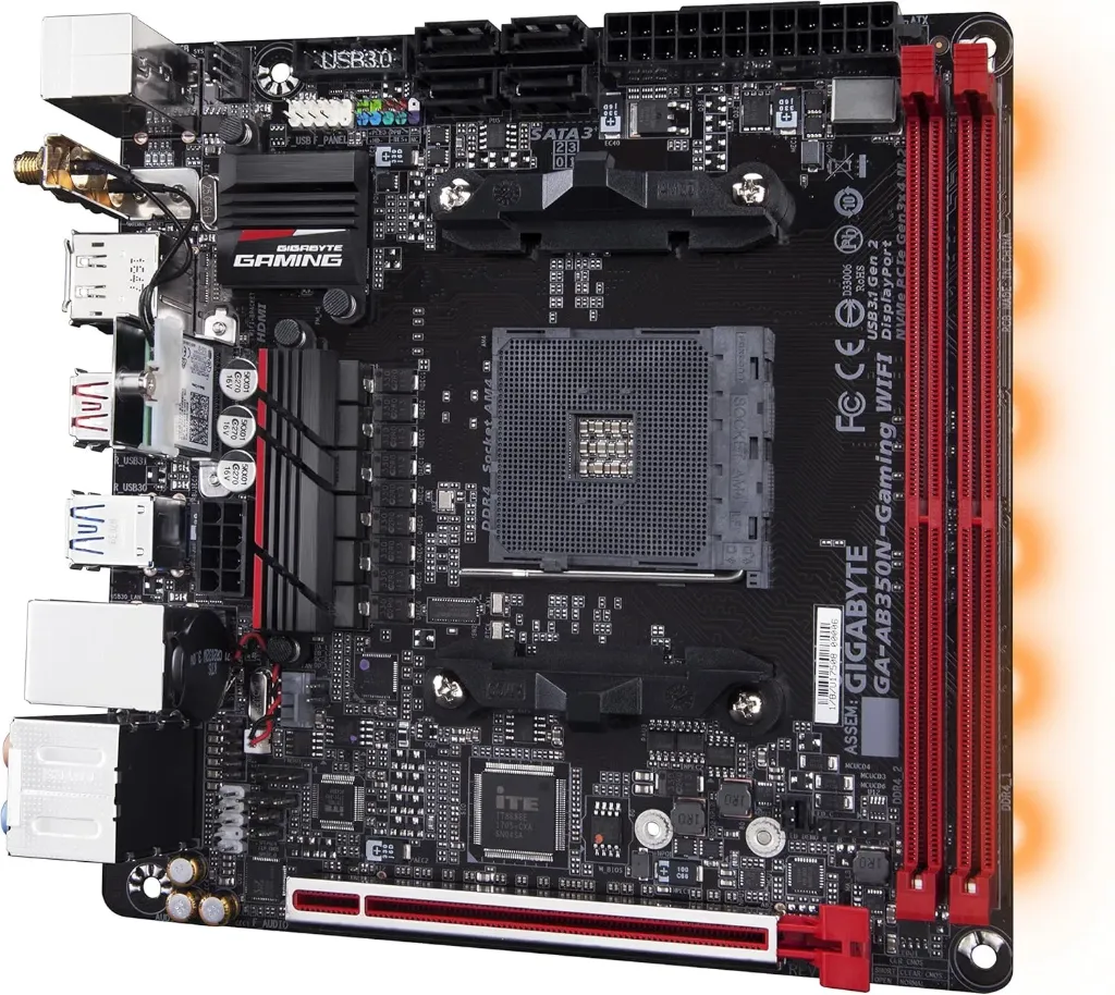 [MKTPLACE] GIGABYTE AB350 GAMING WIFI  y BLUETOOTH | MINI ITX (AM4)