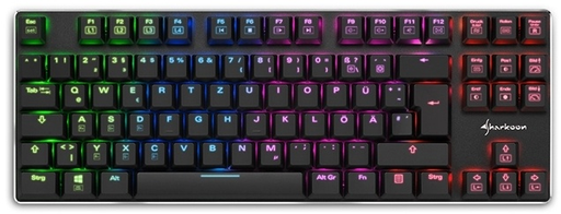 [4044951021505] SHARKOON PUREWRITER TKL RGB | BLACK 