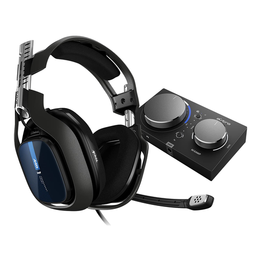 [939-001660] ASTRO Gaming A40 TR Wired Headset + MixAmp Pro TR | BLACK/BLUE
