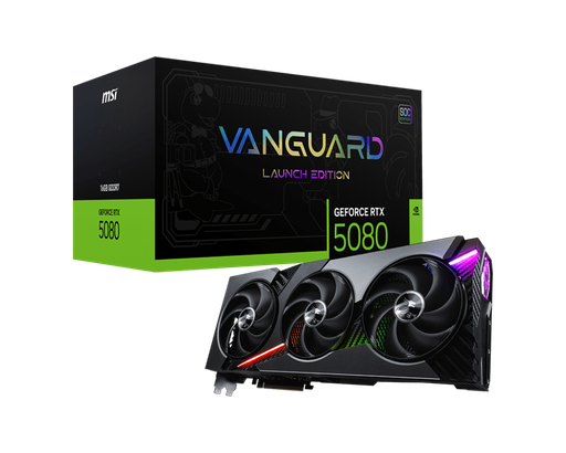 [912-V531-032] MSI GEFORCE RTX 5080 16G VANGUARD SOC LAUNCH ED 