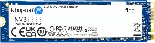 [SNV3S/1000G] KINGSTON NV3 1 TB PCIe 4.0 NVMe