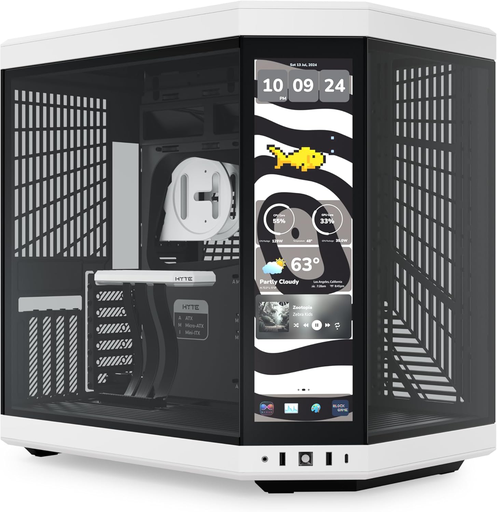 [CS-HYTE-Y70TI-WB] HYTE Y70 TOUCH INFINITE | LCD 14.5" GEN 2 | WHITE & BLACK