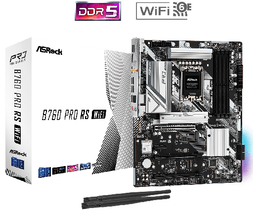 [90-MXBLQ0-A0] ASROCK B760 PRO RS WIFI