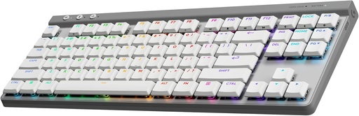 [920-012535] LOGITECH G515 LIGHTSPEED TKL | Tactile Brown Switch | WHITE