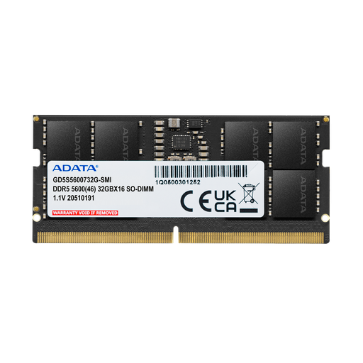 [GD5S5600732G-SMI] ADATA GOLD DDR5 32 GB 5600MHZ | LAPTOP