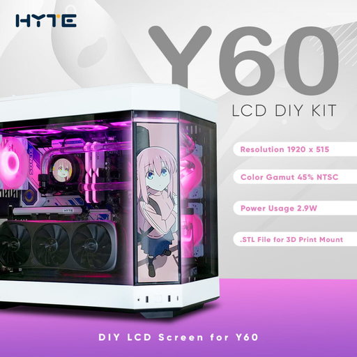 [CS-HYTE-Y60LCD-DIY] HYTE | Y60 LCD DIY Kit 