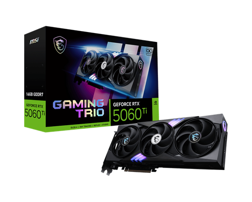 [912-V535-030] MSI GEFORCE RTX 5060 TI 16G GAMING TRIO OC 16GB