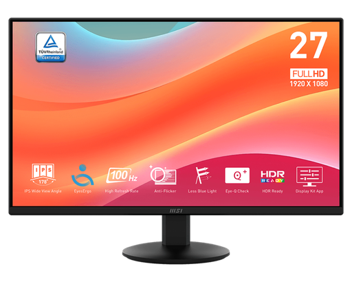 [9S6-3PD6CT-004] MSI MONITOR 27" PRO MP272L 100HZ IPS