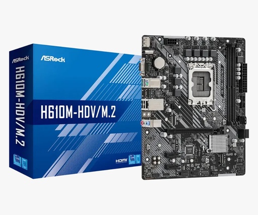 [90-MXBH60-A0UAYZ] ASROCK H610M-HDV | M.2 DDR4