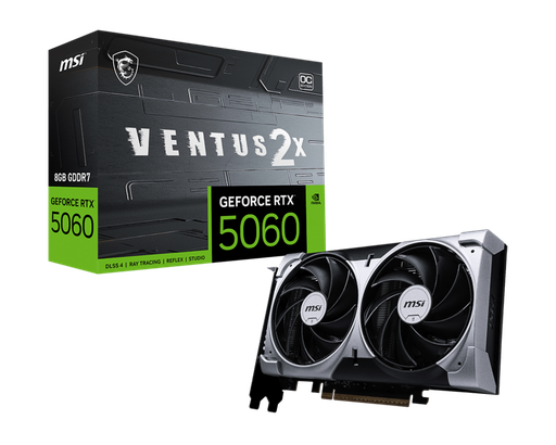 [912-V537-017] MSI GeForce RTX 5060 8G Ventus 2X OC Plus