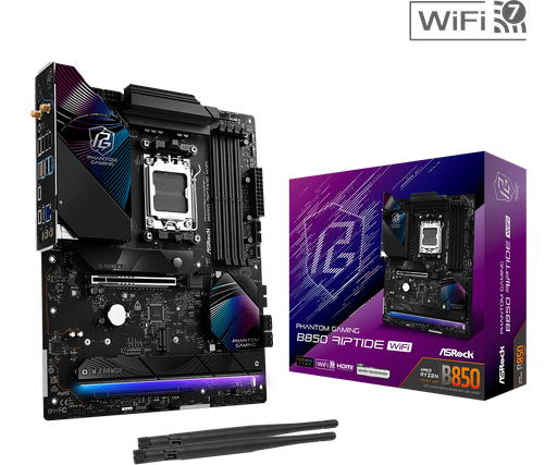 ASROCK B850 RIPTIDE | WIFI | AM5 | DDR5