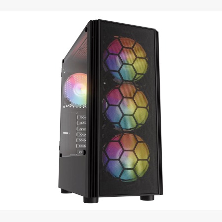 CASE RAPTOR NSX + PSU 550W 80+ ARGB