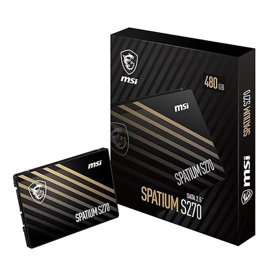 DISCO SSD MSI PATIUM S270 SATA 2.5 480GB