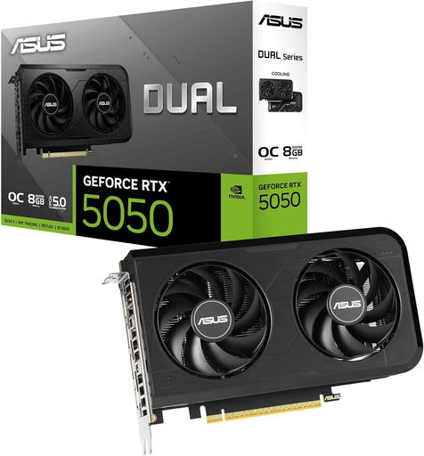 [90YV0N72-M0AA00] ASUS Dual GeForce RTX 5050 8GB GDDR6 OC Edition